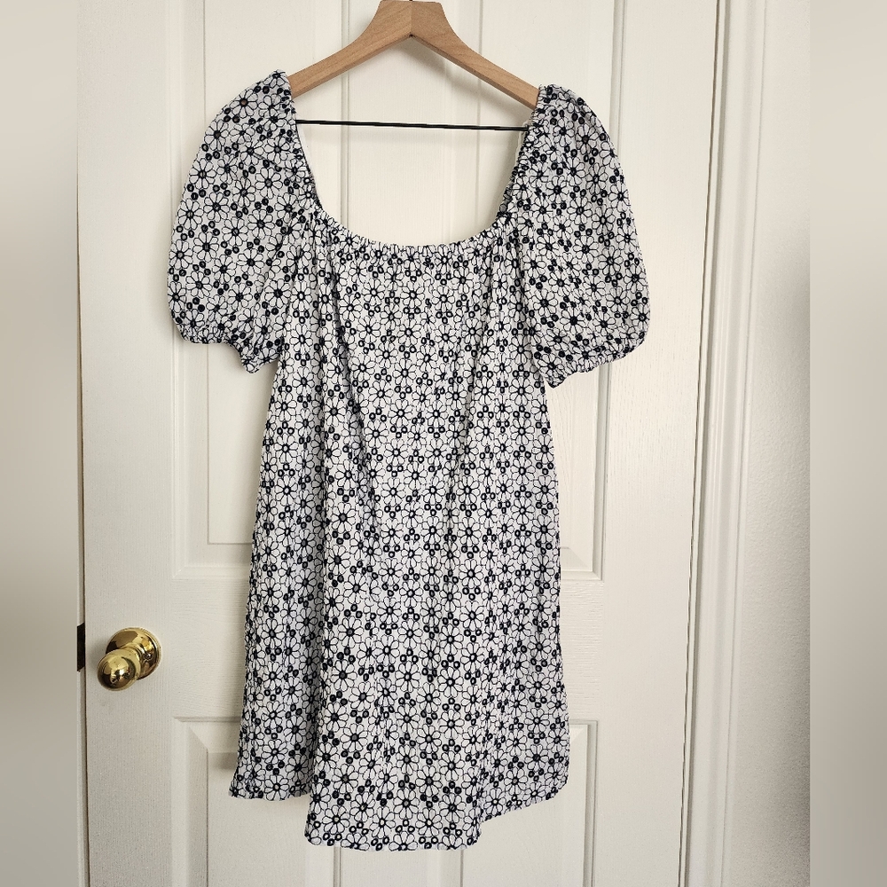 Paris Atlier and other stories Cotton Embroidered Mini Dress